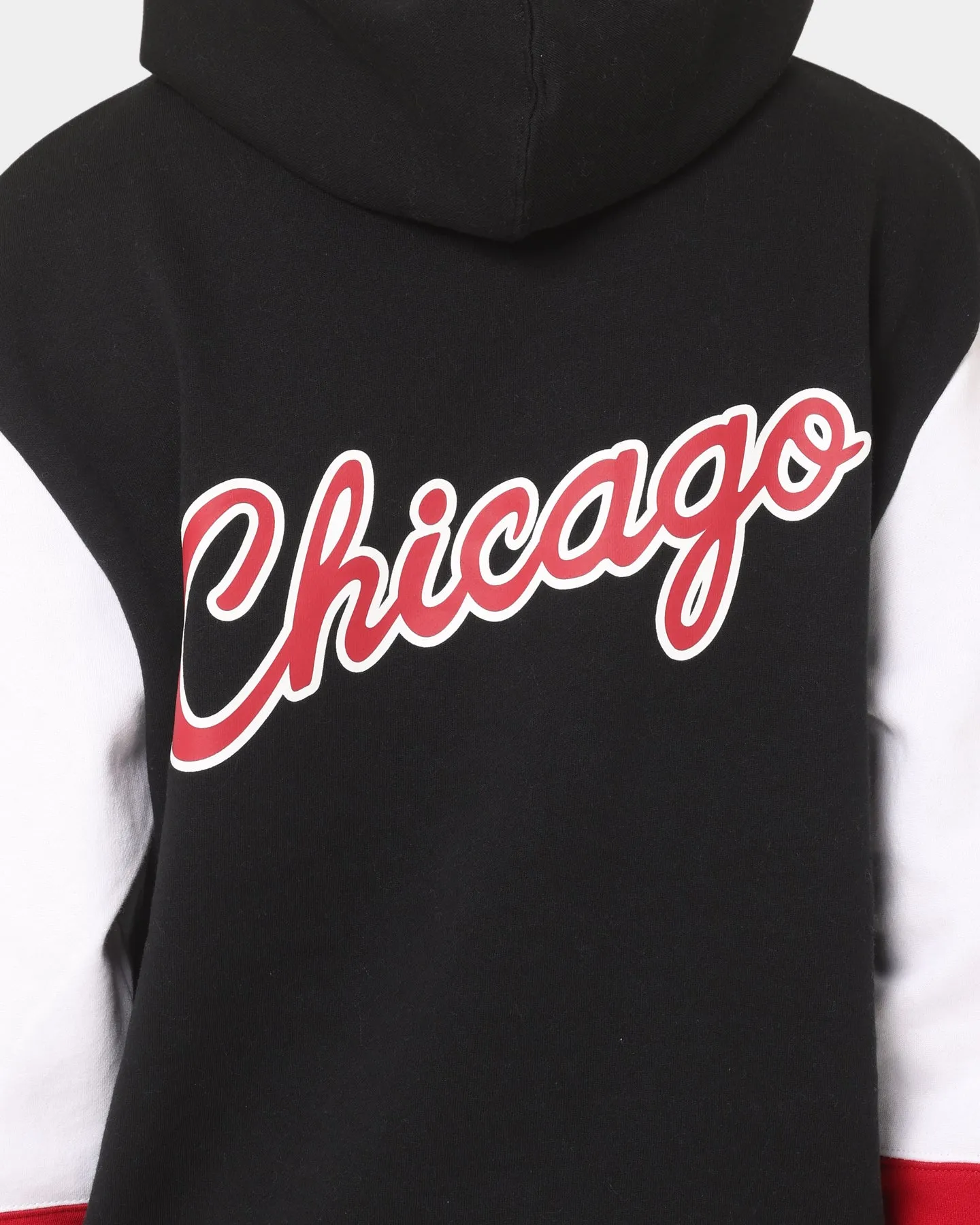 Mitchell & Ness Chicago Bulls Fusion Fleece 2.0 Hoodie Black